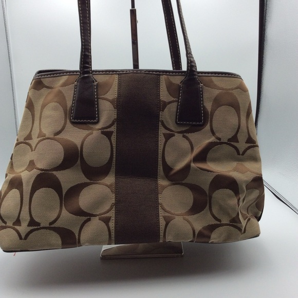 Coach Signature Stripe Tote (2011) - Picture 7 of 9